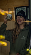 Charger l'image dans la galerie, Tuque Zarits noire en tricot, logo «ZARITS» sur le bandeau avant