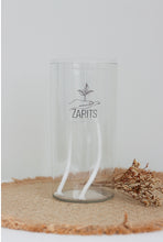 Load image into Gallery viewer, Pot auto-arrosant hydroponique transparent avec logo ZARITS et doubles tubes blancs