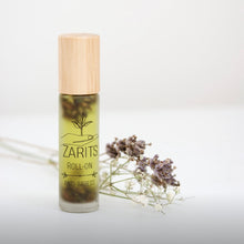 Load image into Gallery viewer, Roll-on anti-stress ZARITS en flacon verre ambré avec bouchon bois