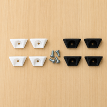 Charger l'image dans la galerie, Supports de tablettes IKEA Milsbo, blancs et noirs, 8 pièces avec vis