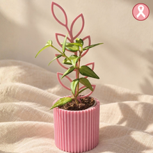 Charger l'image dans la galerie, Cache-pot ondulé ‘La Solidaire’ – Édition Octobre rose 💗
