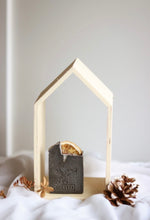 Load image into Gallery viewer, Black charcoal, balsam fir and sweet orange soap