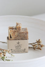 Load image into Gallery viewer, Exfoliating soap with honey, chai spices and lemon eucalyptus
