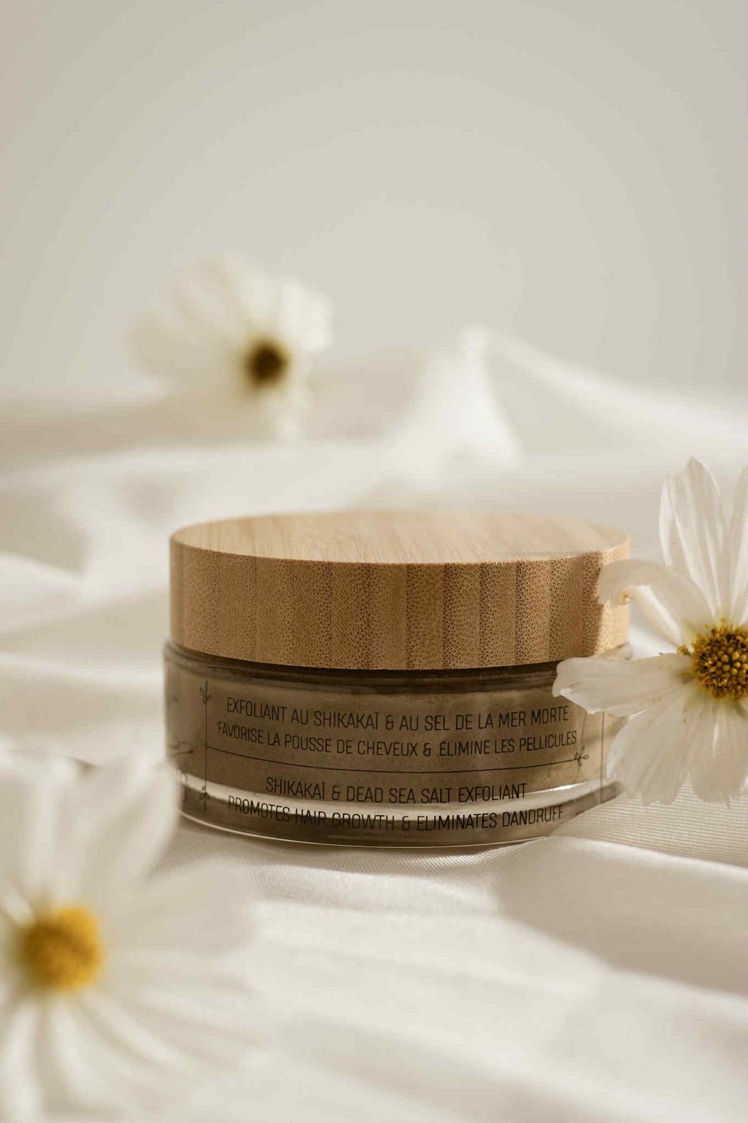 Exfoliant au shikakaï & au sel de la mer morte - Favorise la pousse de cheveux & Anti-ride