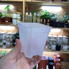 Load image into Gallery viewer, Square transparent jar
