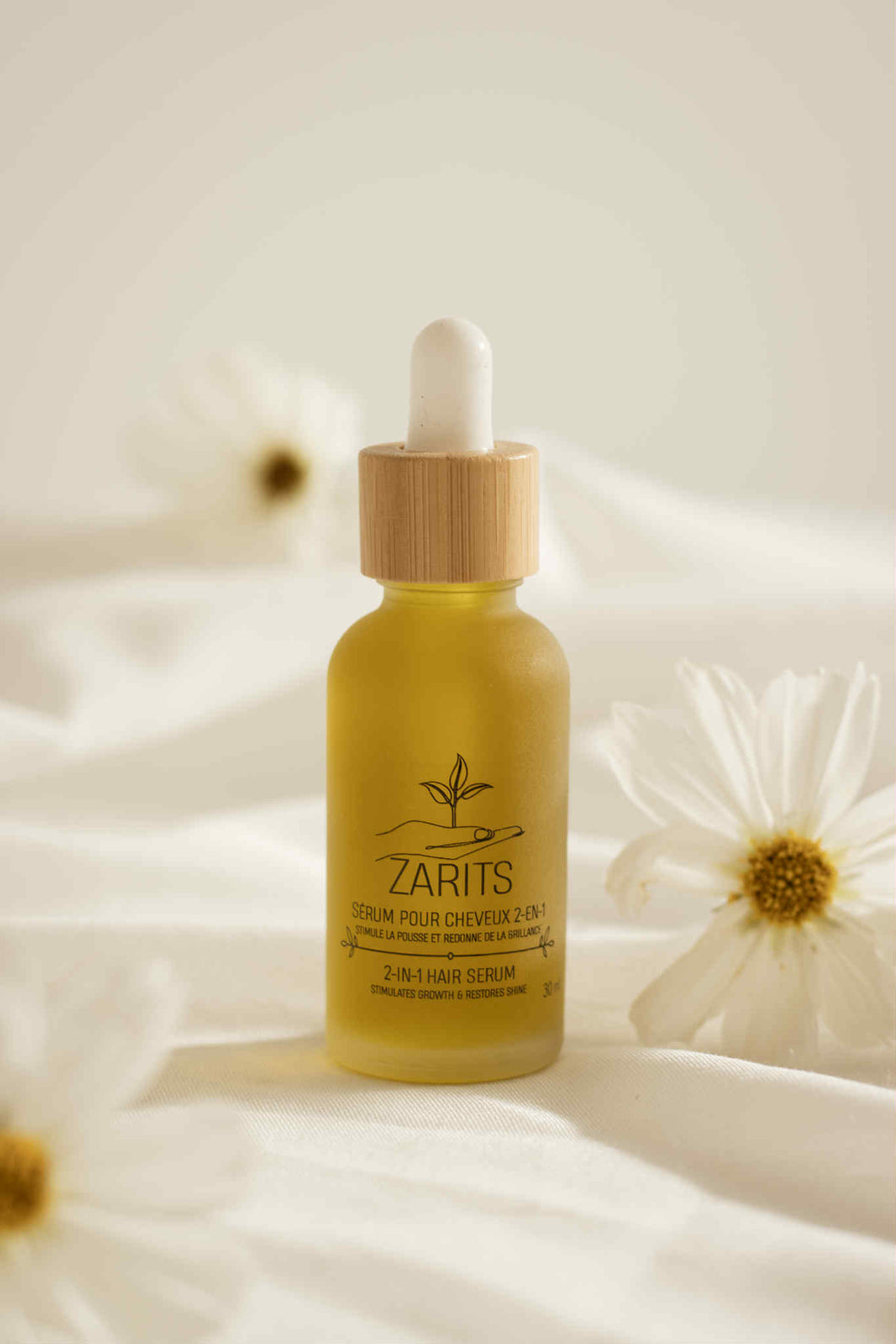 Sérum pour cheveux 2 en 1 - Stimule la pousse et redonne de la brillance
