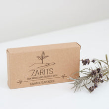 Load image into Gallery viewer, Bloc de bain moussant ZARITS Lavande en emballage kraft
