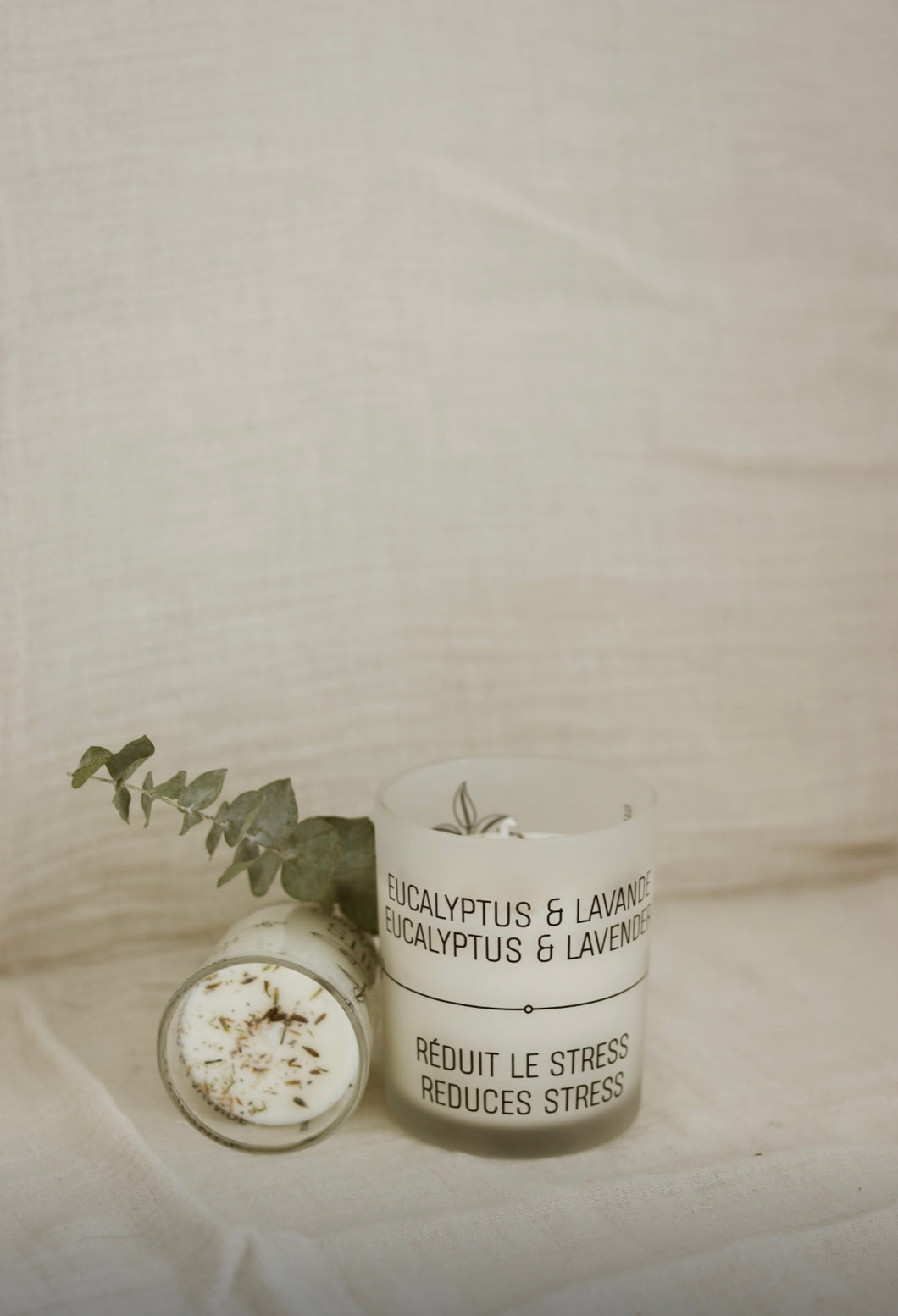 Lavender & eucalyptus candle