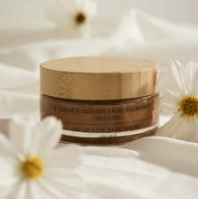 Charger l'image dans la galerie, Pot d’exfoliant cuir chevelu et visage, couvercle bambou, texture crème

