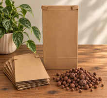 Load image into Gallery viewer, Sachet kraft avec billes d’argile écologiques brunes en vrac
