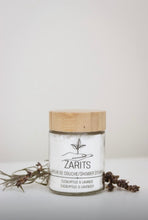 Charger l'image dans la galerie, Pot de vapeur de douche ZARITS en verre avec couvercle bois et plantes séchées
