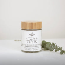 Load image into Gallery viewer, Pot de vapeurs de douche ZARITS, bocal verre fermé, couvercle en bois clair
